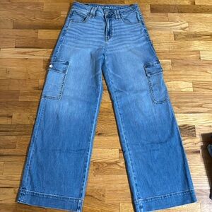 AE baggy wide leg jeans